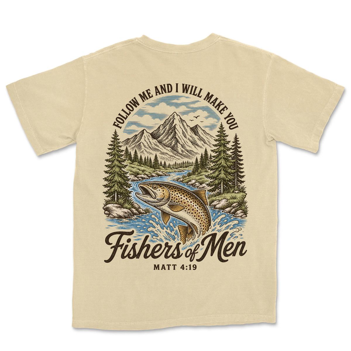 Fishers Of Men Trout | Banana back