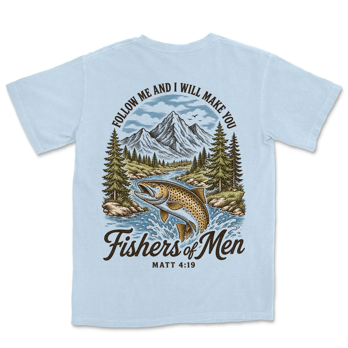 Fishers Of Men Trout | Hydrangea back
