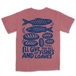 All My Fishes And Loaves | Crimson back