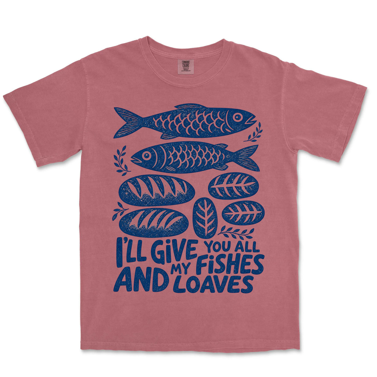All My Fishes And Loaves | Crimson front