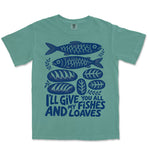 All My Fishes And Loaves | Light Green front