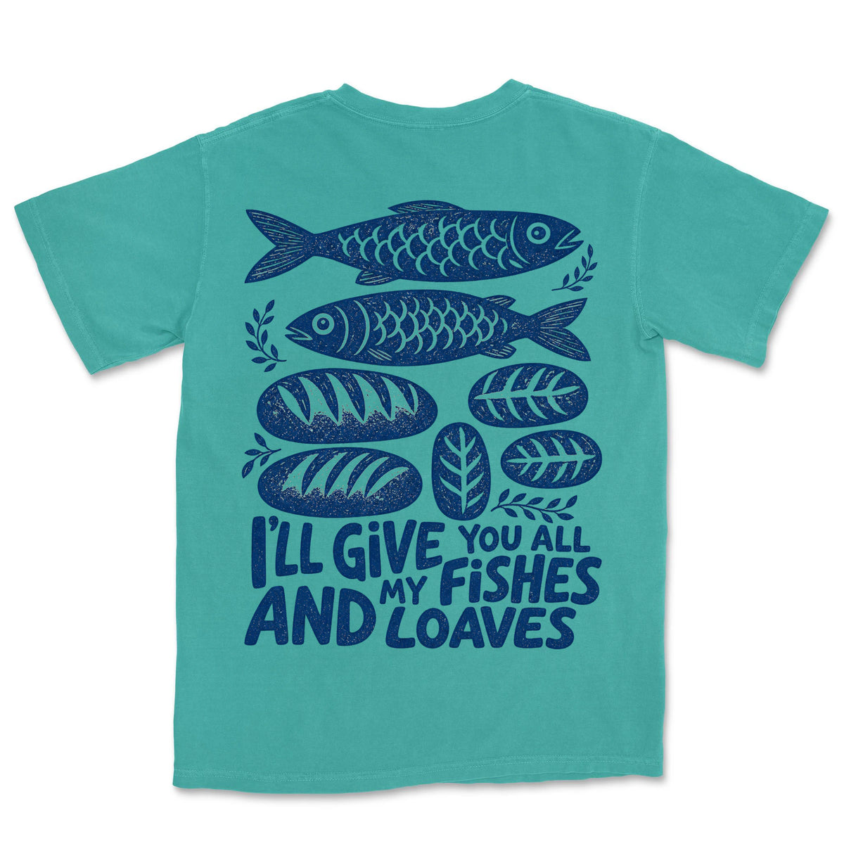 All My Fishes And Loaves | Sea Foam back