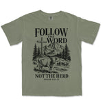 Follow The Word Cow | Sage front