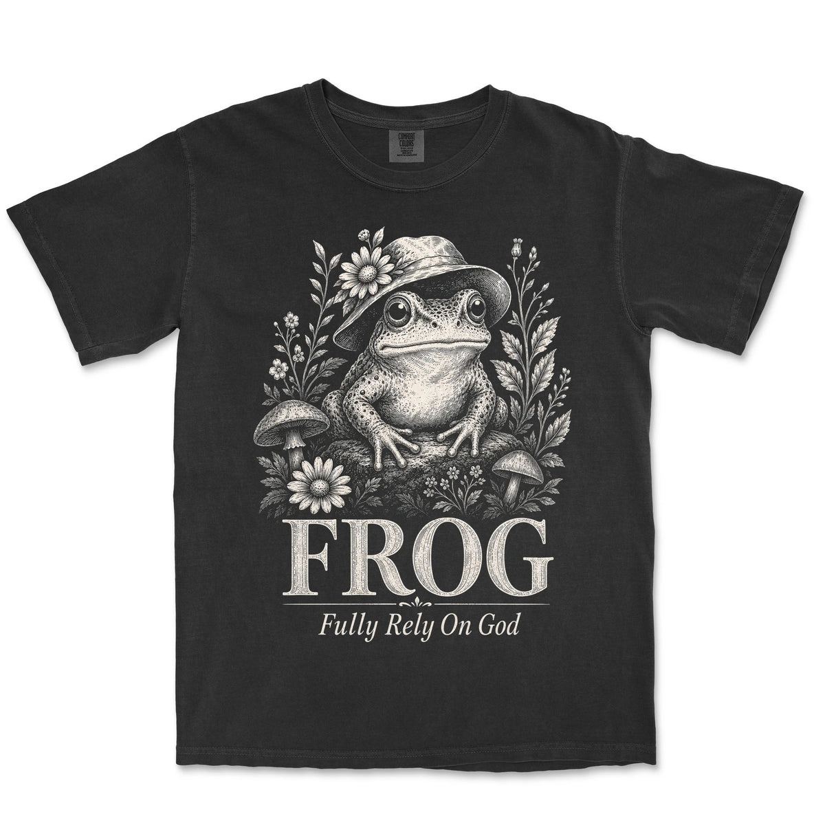 Fully Rely On God | Black front