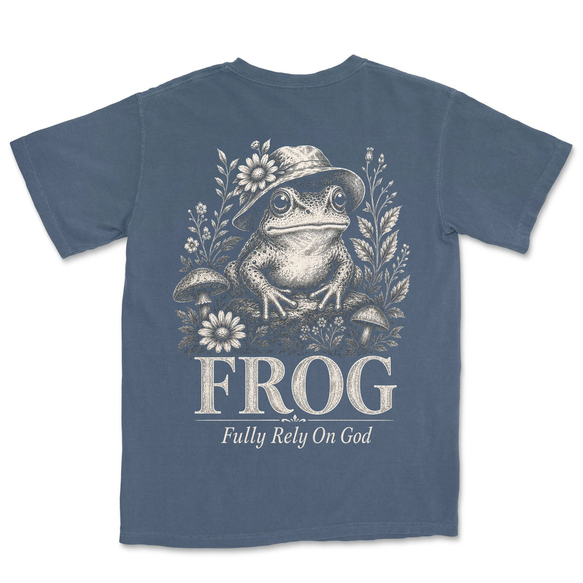 Fully Rely On God | Denim back