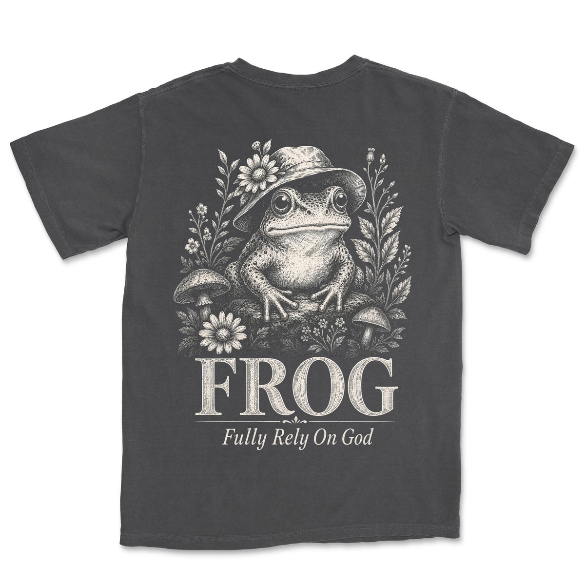 Fully Rely On God | Graphite back