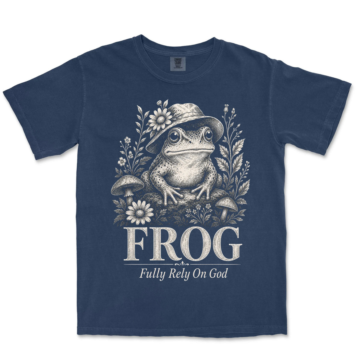 Fully Rely On God | Navy front