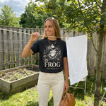 Fully Rely On God worn by a model | Black model front