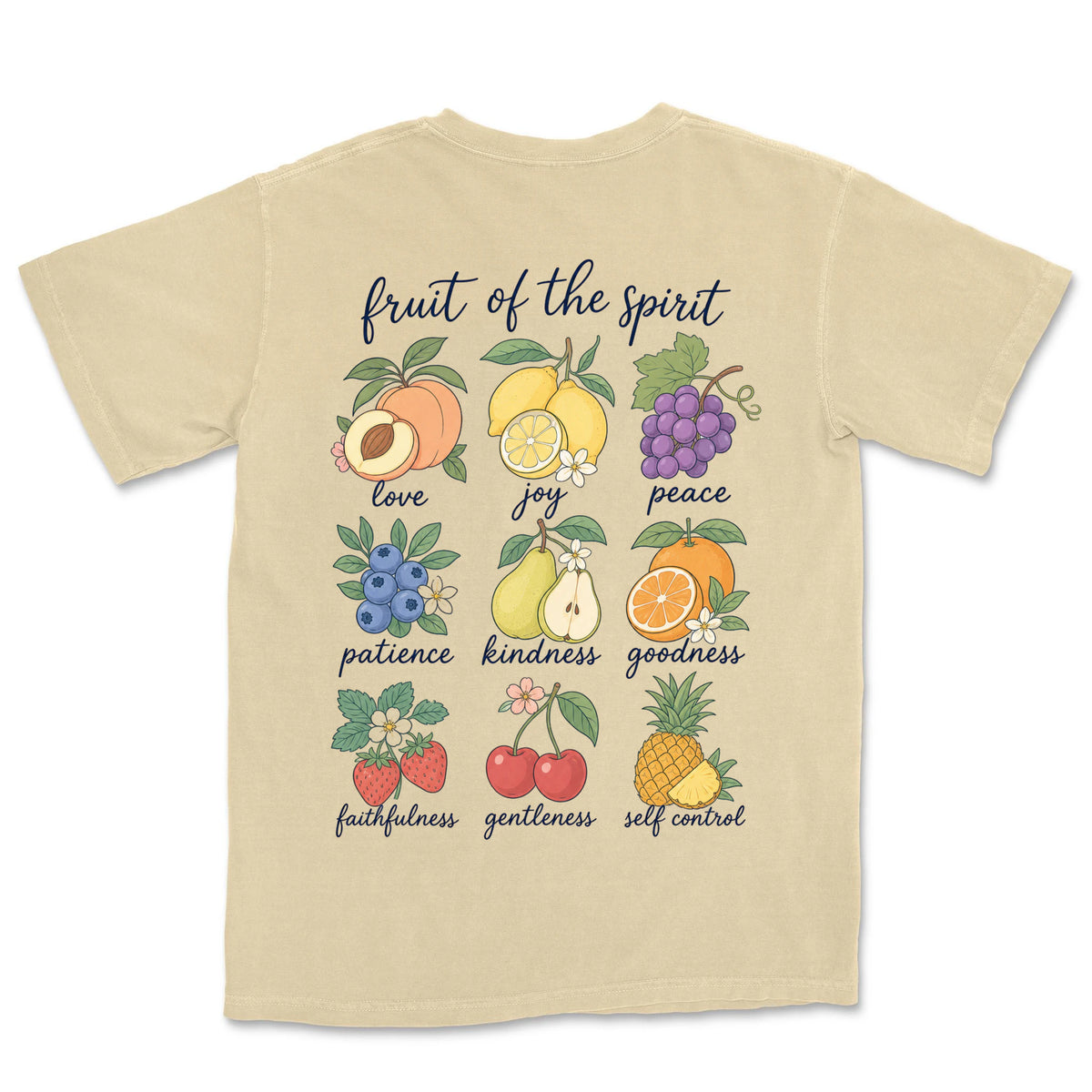 Fruit Of The Spirit Grid | Banana back