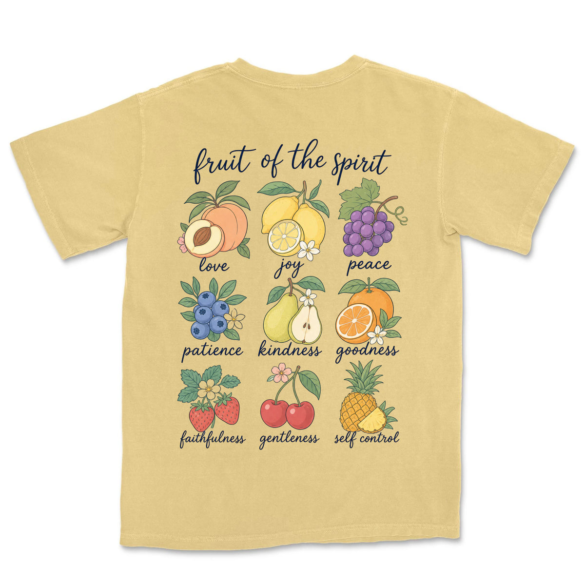 Fruit Of The Spirit Grid | Butter back