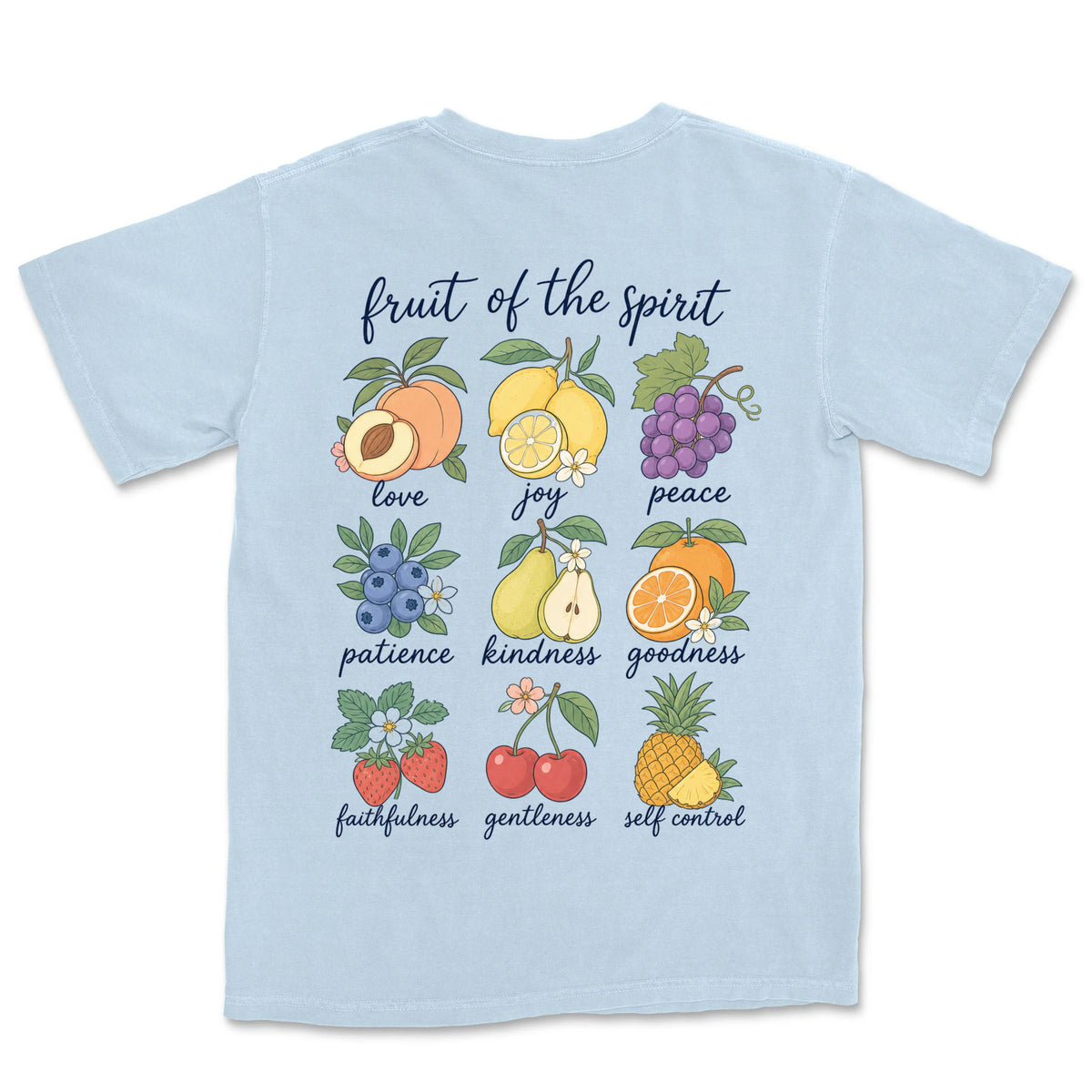 Fruit Of The Spirit Grid | Hydrangea back