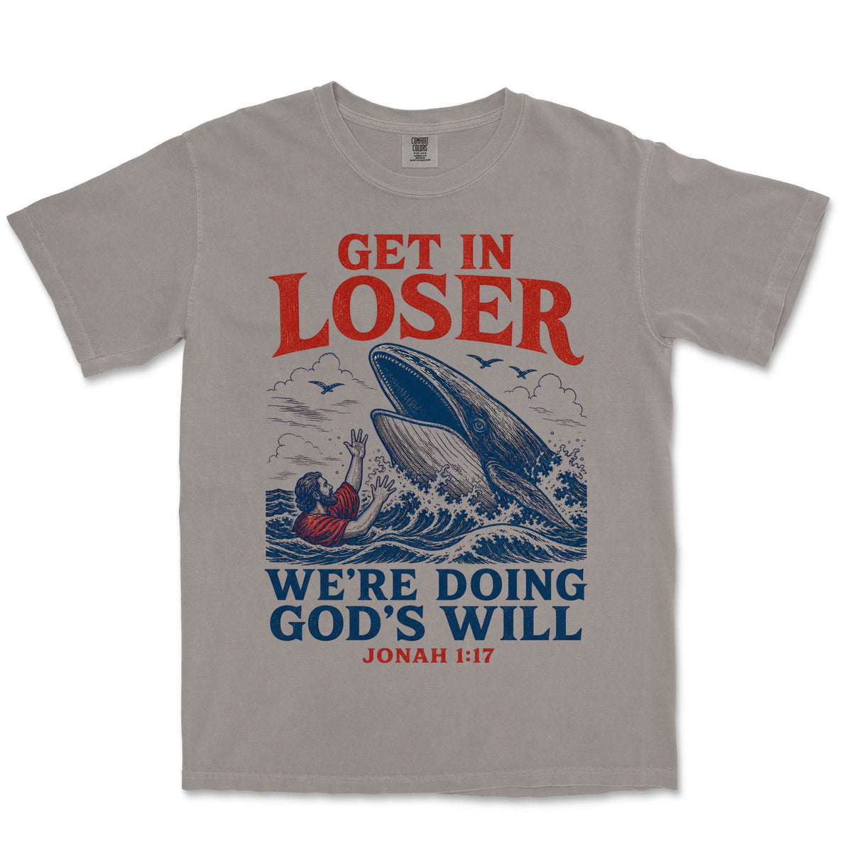 Get In Loser Jonah | Grey front