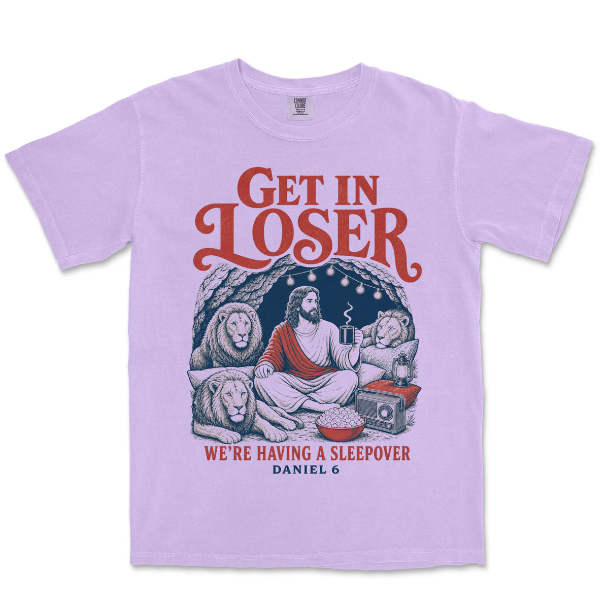 Lions Den Sleepover | Orchid front