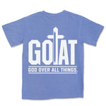 GOAT God Over All Things | Flo Blue back