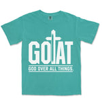 GOAT God Over All Things | Sea Foam front