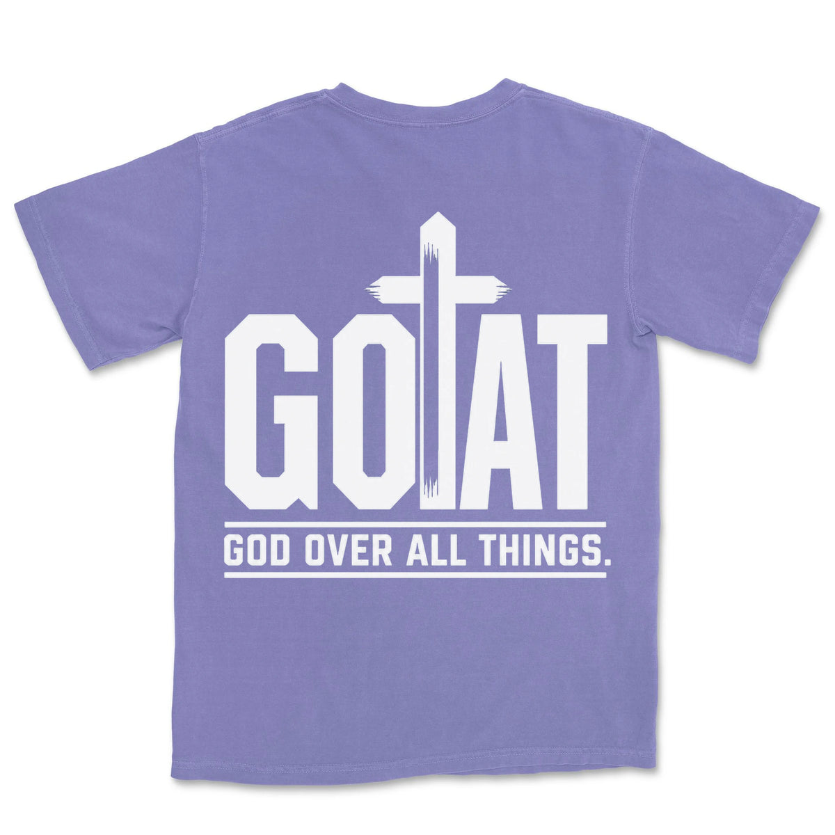 GOAT God Over All Things | Violet back