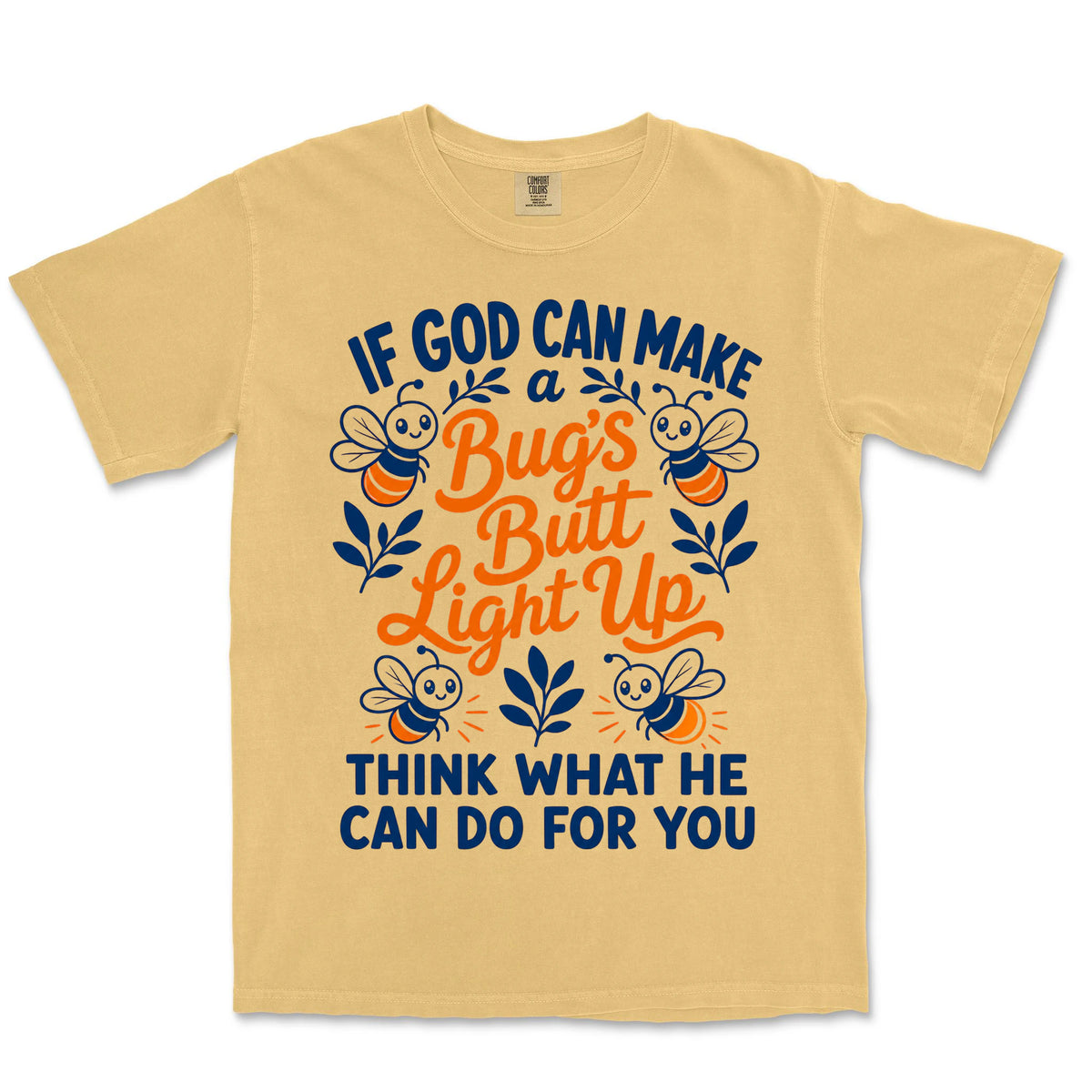 Bug's Butt Light Up | Mustard front
