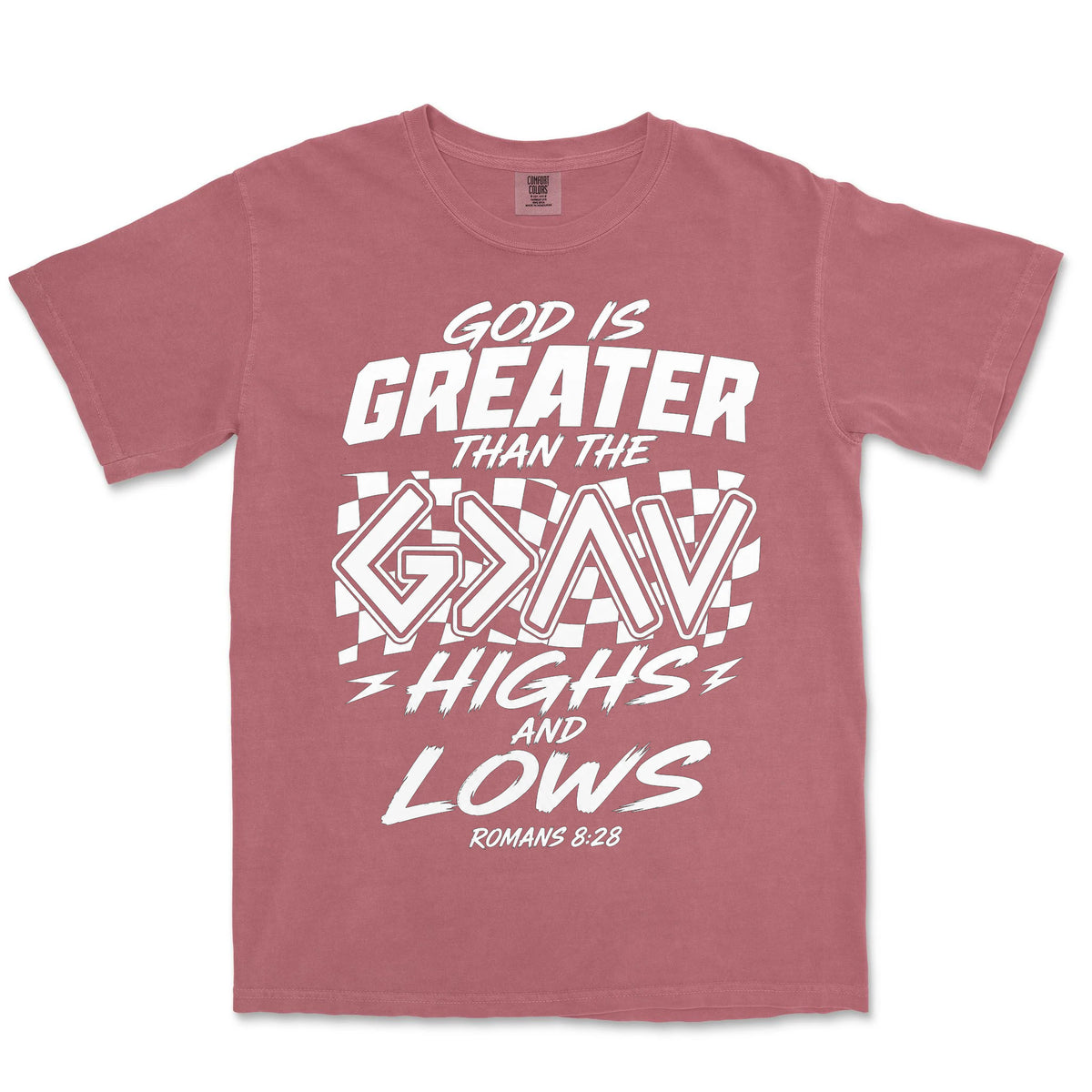 God Is Greater Highs And Lows | Crimson front