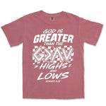 God Is Greater Highs And Lows | Crimson front