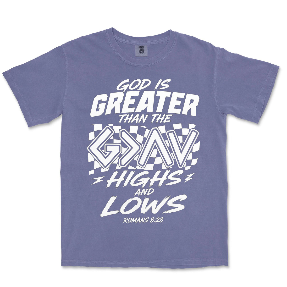 God Is Greater Highs And Lows | Grape front