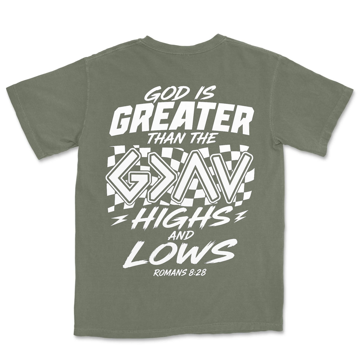 God Is Greater Highs And Lows | Moss back