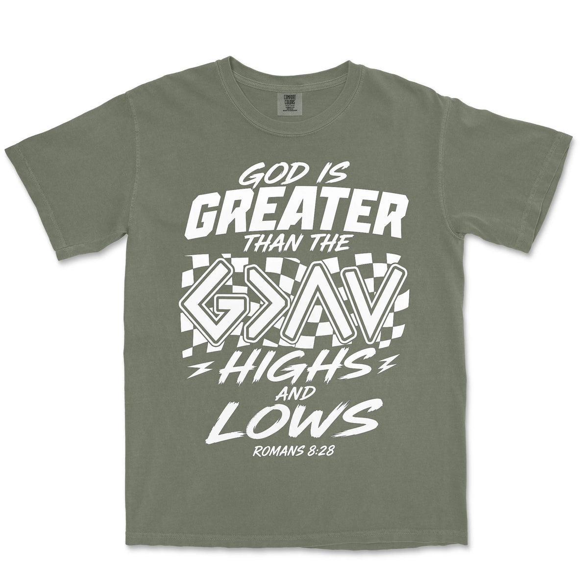 God Is Greater Highs And Lows | Moss front