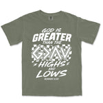 God Is Greater Highs And Lows | Moss front