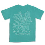 God Is Good All The Time | Sea Foam back