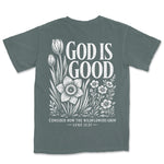 God Is Good Wildflowers | Blue Spruce back