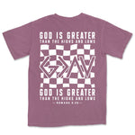 God Is Greater Checkered | Berry back
