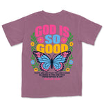 God Is So Good Butterfly | Berry back