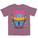God Is So Good Butterfly | Berry front
