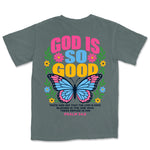 God Is So Good Butterfly | Blue Spruce back