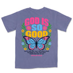 God Is So Good Butterfly | Grape back