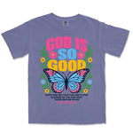God Is So Good Butterfly | Grape front