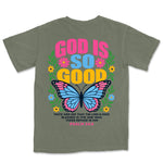 God Is So Good Butterfly | Moss back