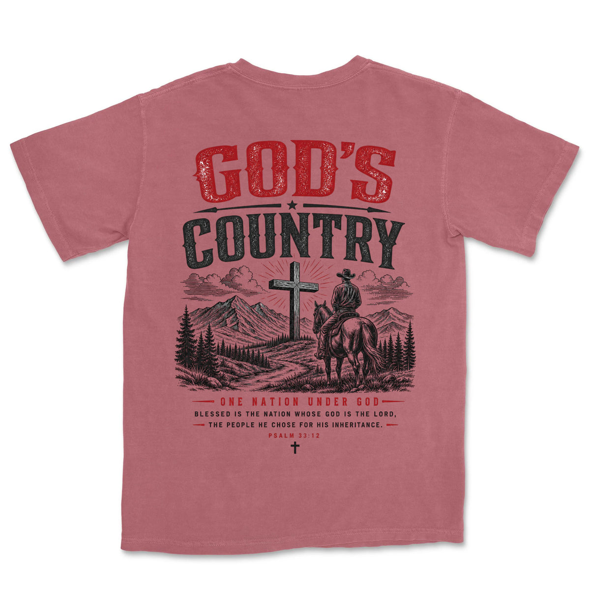 God's Country Cowboy | Crimson back