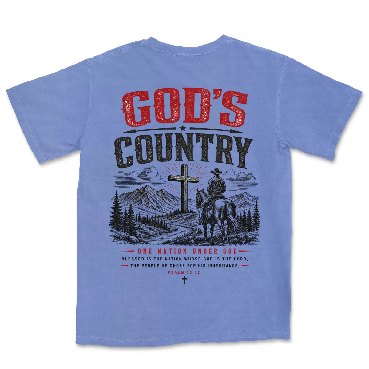 God's Country Cowboy | Flo Blue back