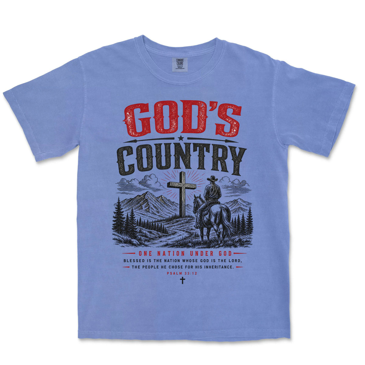 God's Country Cowboy | Flo Blue front