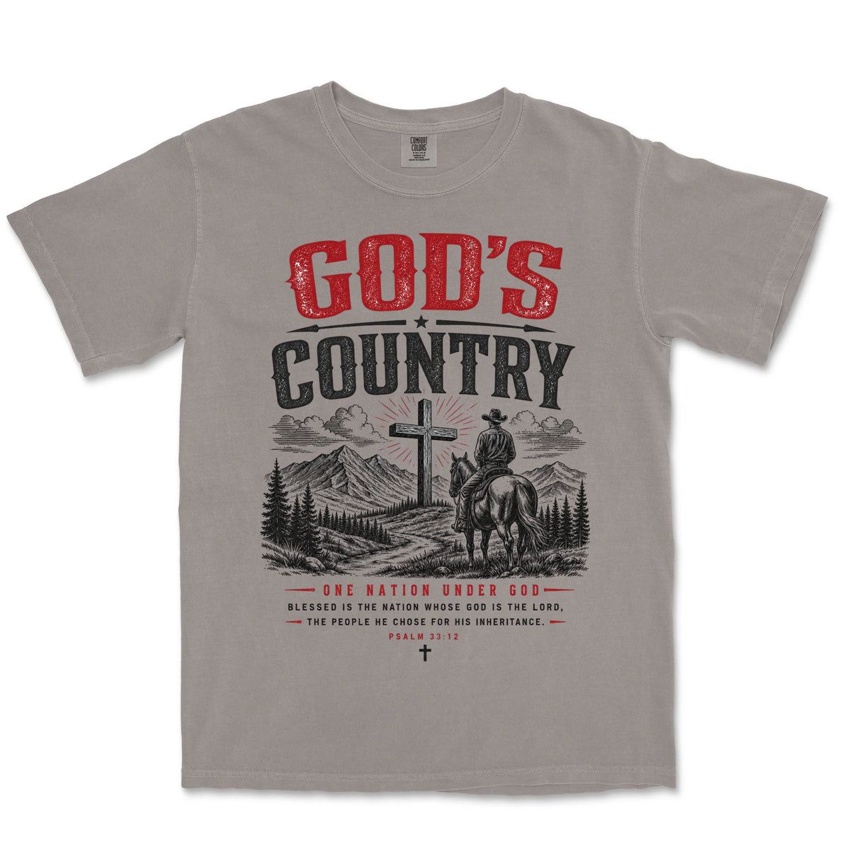 God's Country Cowboy | Grey front
