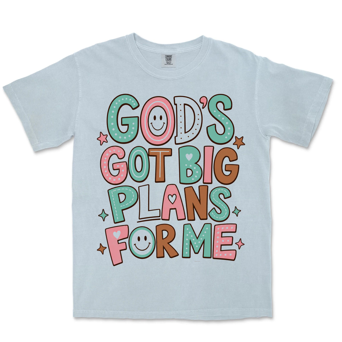 God's Got Big Plans | Chambray front