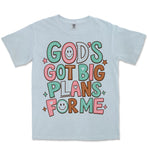 God's Got Big Plans | Chambray front