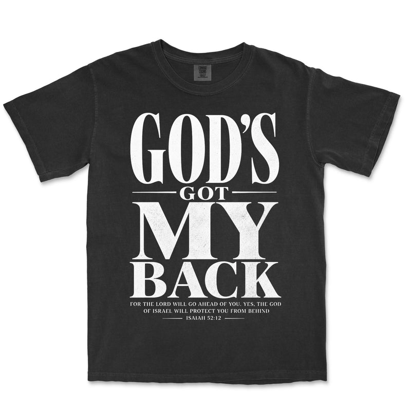 God's Got My Back | Black front