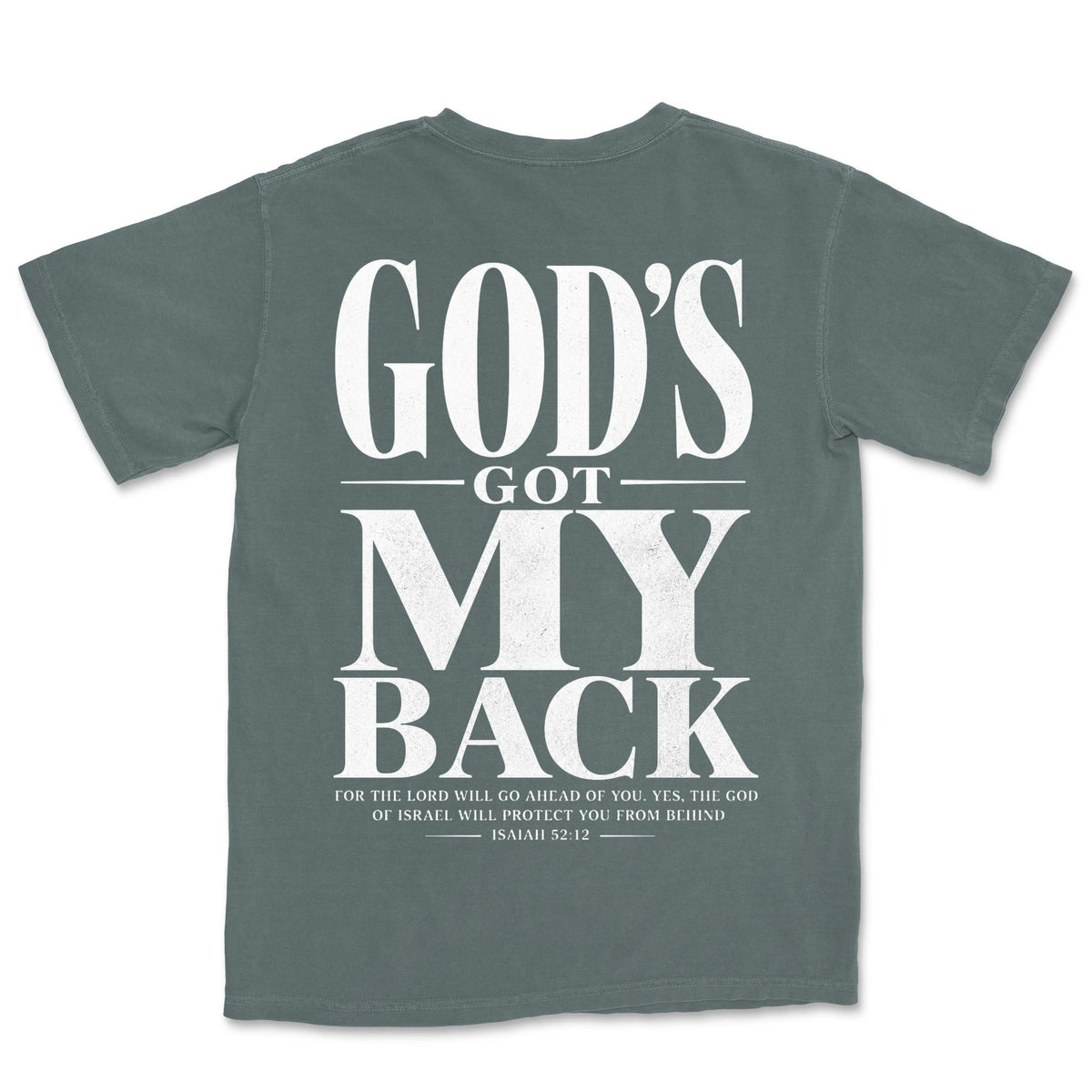 God's Got My Back | Blue Spruce back