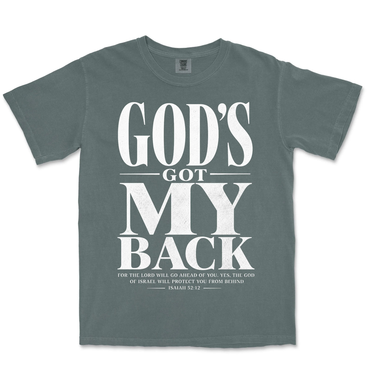 God's Got My Back | Blue Spruce front