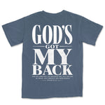 God's Got My Back | Denim back