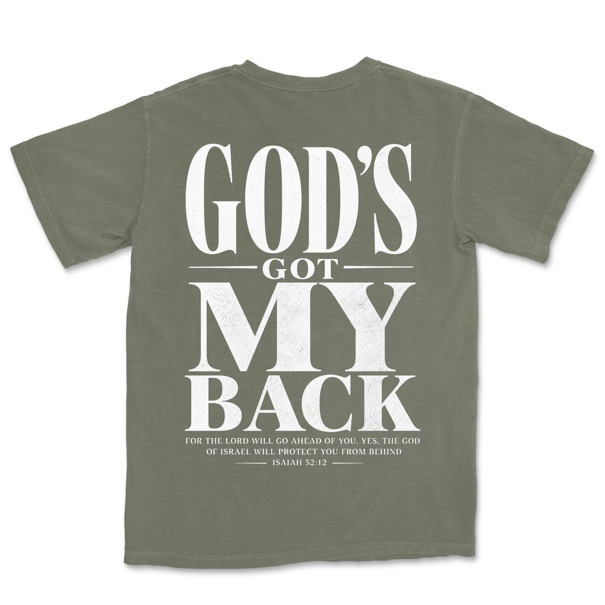 God's Got My Back | Moss back