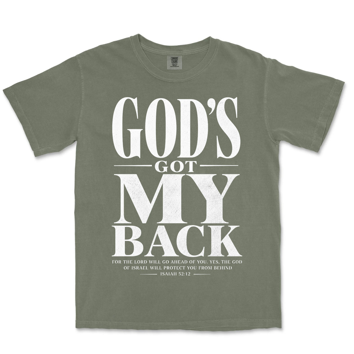 God's Got My Back | Moss front