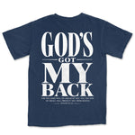 God's Got My Back | Navy back