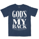 God's Got My Back | Navy front